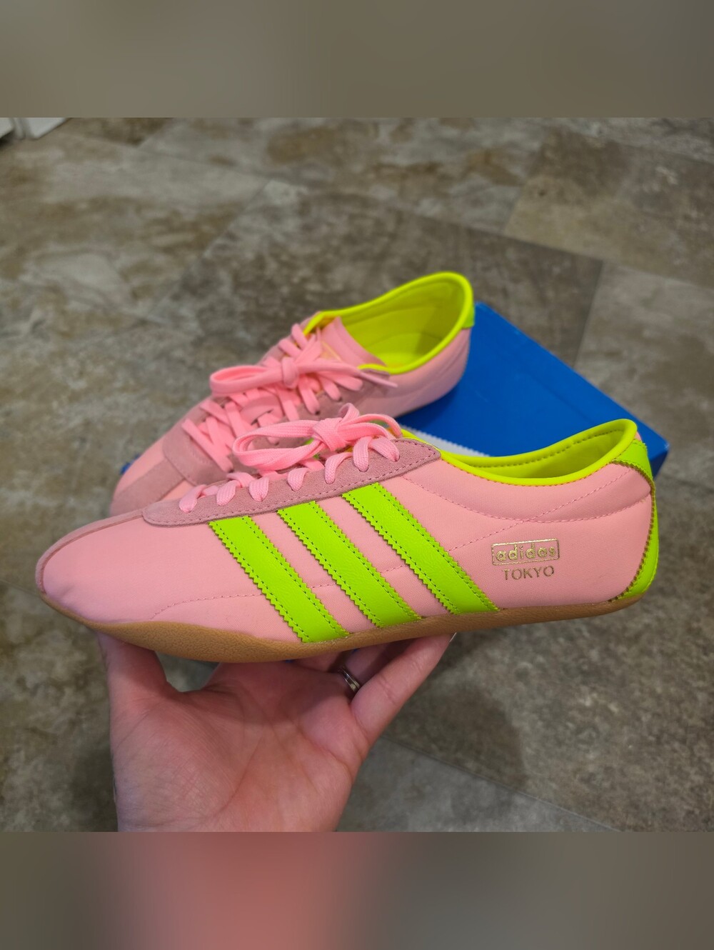 Adidas Tokyo Sneakers / W9 / 'Glow Pink, Solar Yellow'